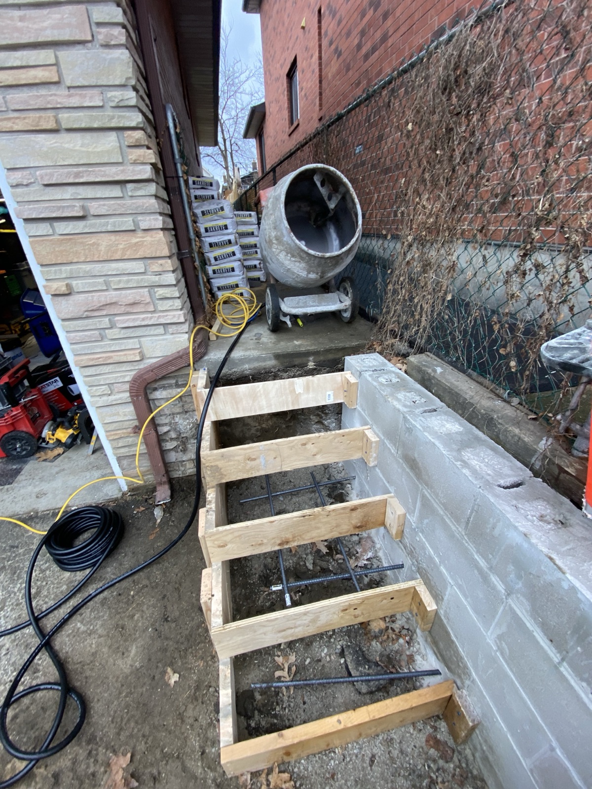 Concrete & interlock work