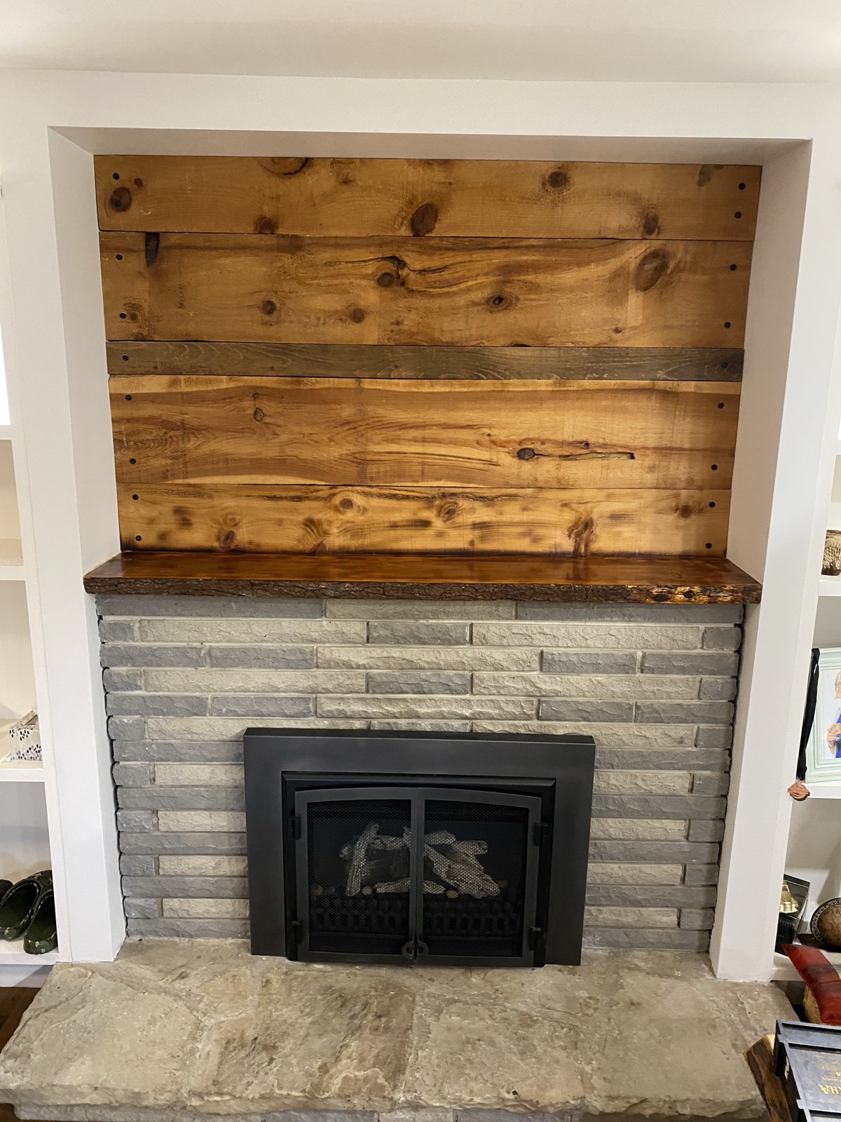 Fireplace installation