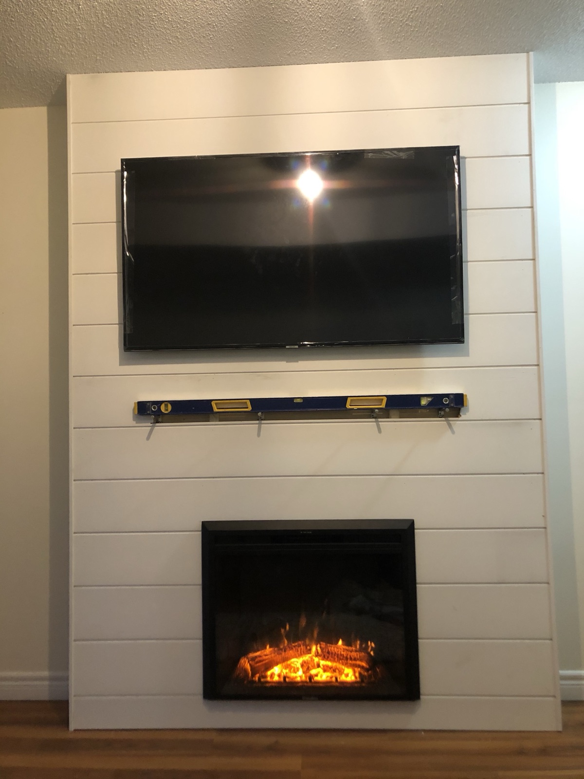 Fireplace installation