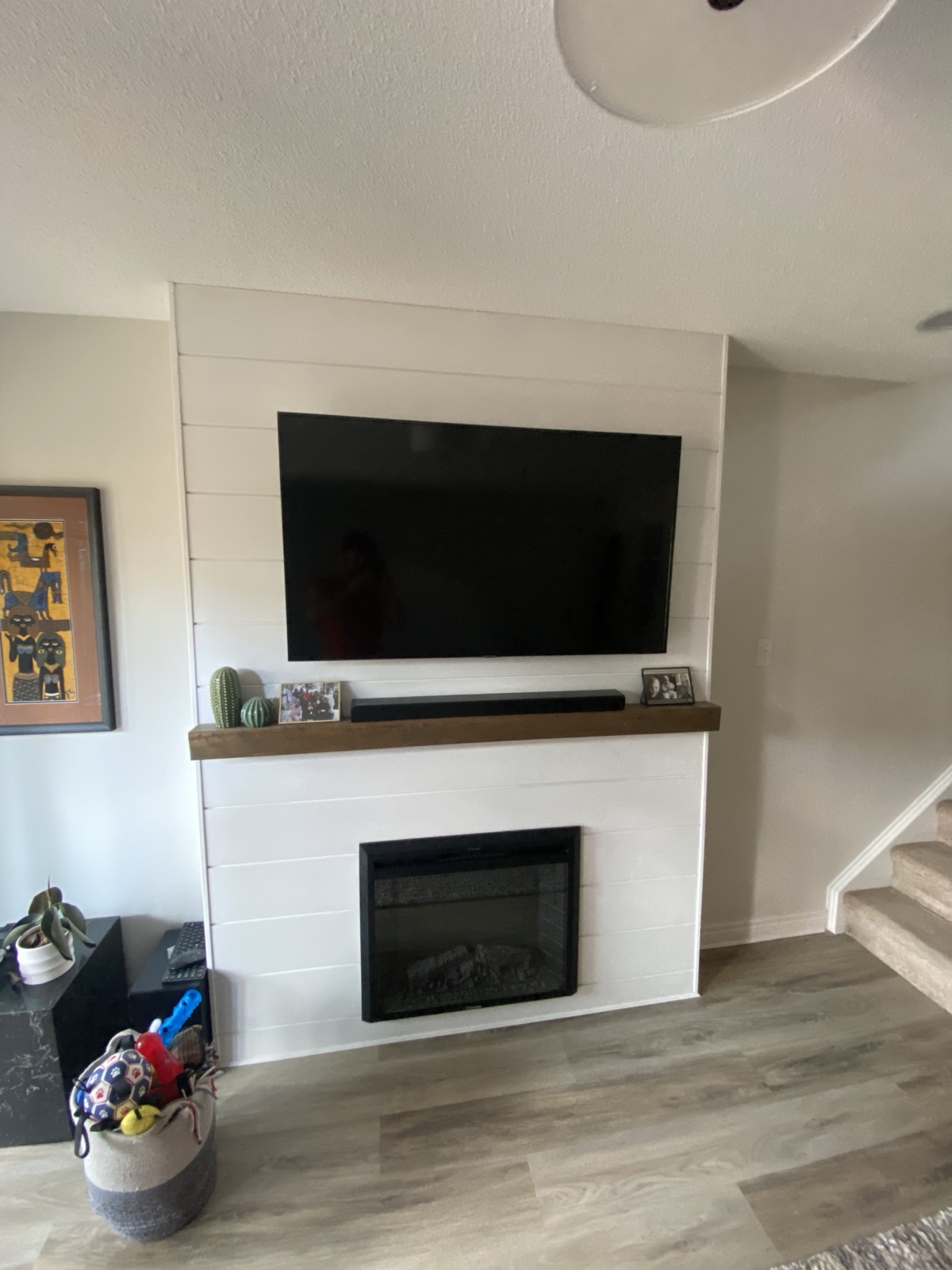 Fireplace installation